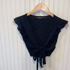 Black Crop Tank Top🖤